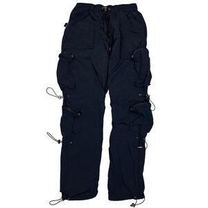 Kody Phillips Nylon Cargo Pants Men's Small Streetwear Grunge Emo